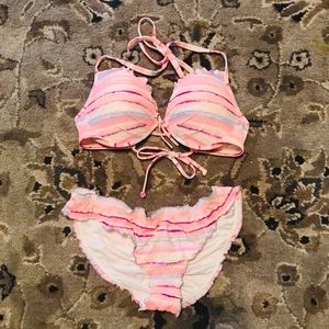 Victoria’s Secret ruffle swim suit